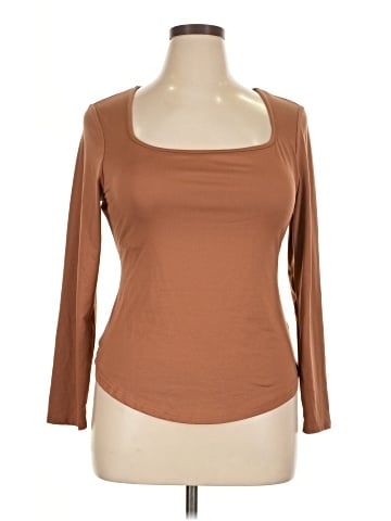 Shein Curve Long Sleeve Top (view 1)