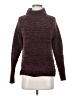 Vero Moda Tweed Burgundy Turtleneck Sweater Size S - photo 1