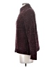 Vero Moda Tweed Burgundy Turtleneck Sweater Size S - photo 5
