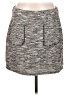 Ann Taylor LOFT Tweed Gray Casual Skirt Size M - photo 1