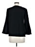 H&M 100% Polyester Black 3/4 Sleeve Blouse Size 6 - photo 2