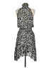A.L.C. 100% Silk Animal Print Gray Cocktail Dress Size 6 - photo 2
