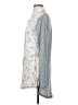 Mystree Silver Long Sleeve Blouse Size S - photo 5