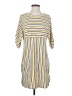 Max Studio Stripes Yellow Casual Dress Size S - photo 1