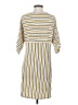 Max Studio Stripes Yellow Casual Dress Size S - photo 2