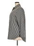 Unbranded 100% Polyester Stripes Silver 3/4 Sleeve Blouse Size 2X - photo 5
