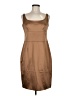 Talbots 100% Silk Solid Brown Cocktail Dress Size 6 - photo 1