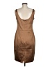 Talbots 100% Silk Solid Brown Cocktail Dress Size 6 - photo 2