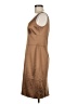 Talbots 100% Silk Solid Brown Cocktail Dress Size 6 - photo 5