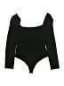 Privacy Please Black Bodysuit Size M - photo 2