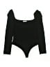 Privacy Please Black Bodysuit Size M - photo 1