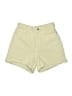 Zara Solid Yellow Khaki Shorts Size 6 - photo 1