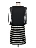 Bebe 100% Polyester Stripes Black Cocktail Dress Size 00 - photo 2