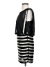 Bebe 100% Polyester Stripes Black Cocktail Dress Size 00 - photo 5