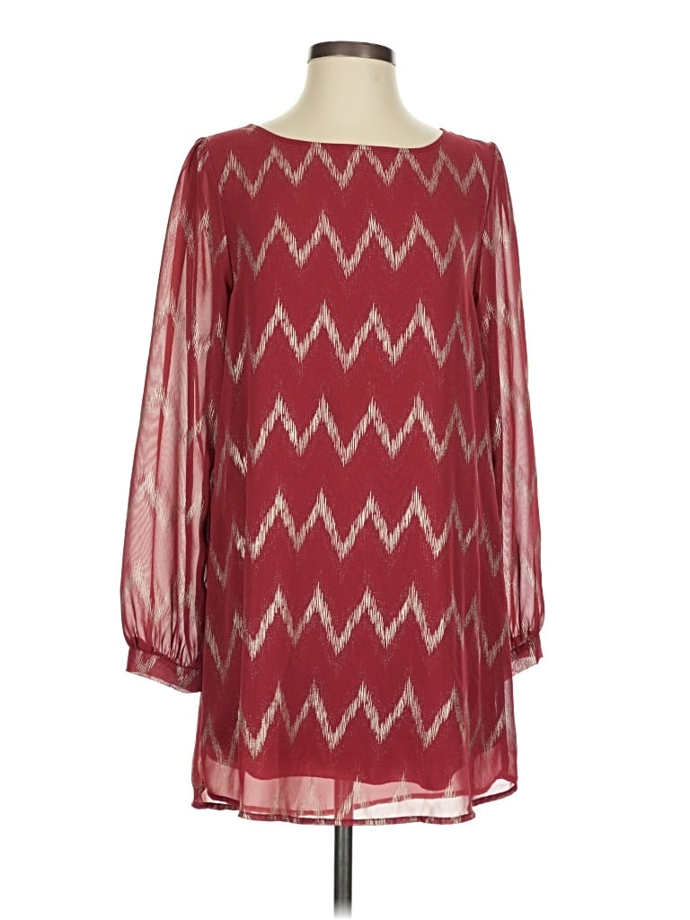 Pre-owned Everly Casual Dress In Burgundy