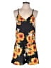 Unbranded Floral Black Romper Size S - photo 1