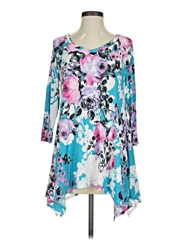 Honeyme 3/4 Sleeve Blouse (view 1)
