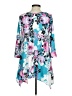 Honeyme Blue 3/4 Sleeve Blouse Size S - photo 2