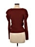 Intermix Burgundy Brown Long Sleeve Top Size XL - photo 2
