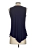 SJS Blue Sleeveless Blouse Size S - photo 2
