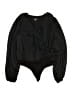 Lulus 100% Polyester Black Long Sleeve Blouse Size M - photo 1