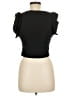 Zara Black Short Sleeve Top Size L - photo 2