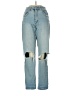 Cotton On 100% Cotton Color Block Blue Jeans Size 2 - photo 1