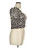Moa Moa Brown Short Sleeve Top Size XL - photo 4
