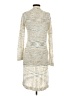 Hooked Up 100% Acrylic Ivory Kimono Size M - photo 2