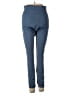 E-Land Solid Blue Tan Active Pants Size 6 - photo 2