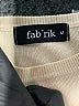 Fab'rik 100% Rayon Ivory Long Sleeve Top Size M - photo 7
