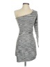 Bebe Gray Casual Dress Size S - photo 1