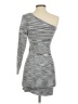 Bebe Gray Casual Dress Size S - photo 2