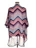 She's Cool 100% Polyester Chevron-herringbone Blue 3/4 Sleeve Blouse Size 1X - photo 2