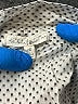 Assorted Brands 100% Cotton Polka Dots Gray 3/4 Sleeve Button-Down Shirt Size 1X - photo 4