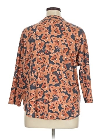 Bobeau 3/4 Sleeve Blouse (view 2)