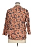 Bobeau Floral Orange 3/4 Sleeve Blouse Size XL - photo 2