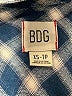 BDG Plaid Blue Long Sleeve Button-Down Shirt Size XS - photo 7