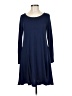 Unbranded Solid Blue Casual Dress Size M - photo 1