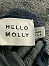 Hello Molly 100% Polyester Black Blue Cocktail Dress Size 4 - photo 6