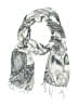Unbranded Paisley Ivory Gray Scarf One size - photo 1