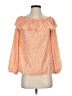 MICHAEL Michael Kors 100% Polyester Orange 3/4 Sleeve Blouse Size S - photo 1