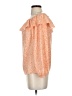 MICHAEL Michael Kors 100% Polyester Orange 3/4 Sleeve Blouse Size S - photo 5