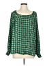 CAbi 100% Polyester Green Long Sleeve Blouse Size L - photo 1
