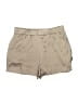 Bebe Metallic Tan Khaki Shorts Size S - photo 2