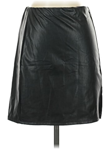 iris Faux Leather Skirt (view 1)
