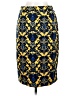 Brixon Ivy 100% Polyester Print Blue Formal Skirt Size M - photo 2