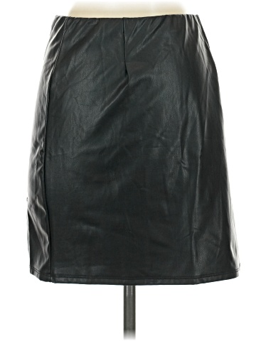 iris Faux Leather Skirt (view 2)