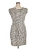 Assorted Brands Animal Print Ivory Cocktail Dress Size 14 - photo 1