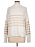 TRUTH BY REPUBLIC Stripes Ivory Pullover Sweater Size L - photo 1